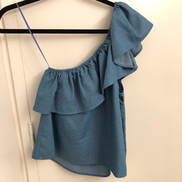 Pinkyotto Ruffled One Shoulder Top - Picture 4 of 5